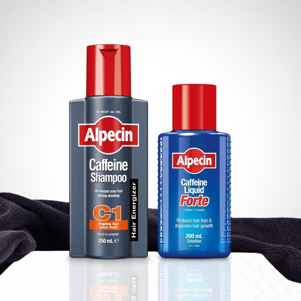 Hair Loss Set – Alpecin Caffeine Shampoo C1 250ml + Caffeine Liquid Forte 200ml