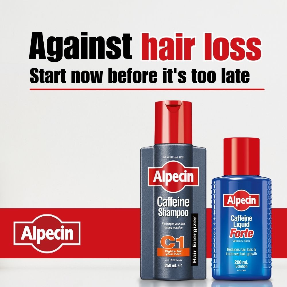 Hair Loss Set – Alpecin Caffeine Shampoo C1 250ml + Caffeine Liquid Forte 200ml