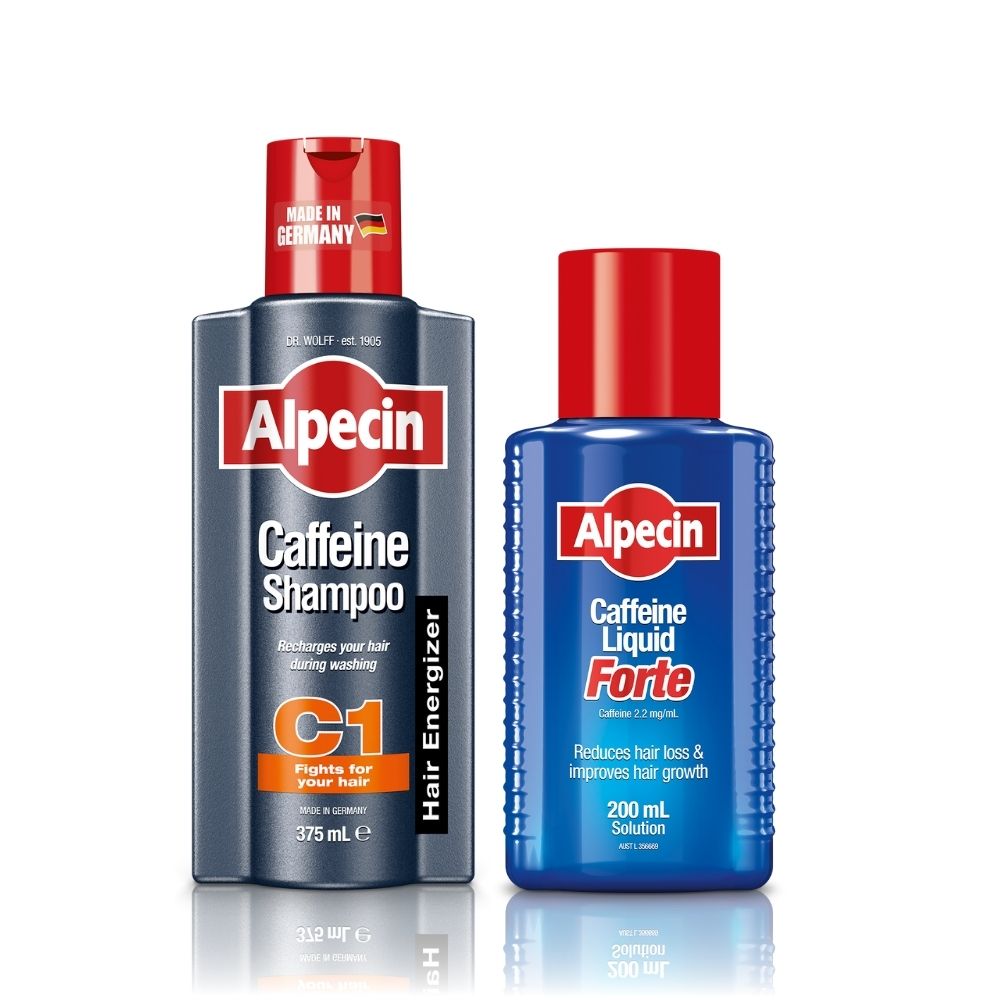 Hair Loss Set – Caffeine Shampoo C1 375ml + Caffeine Liquid Forte 200ml