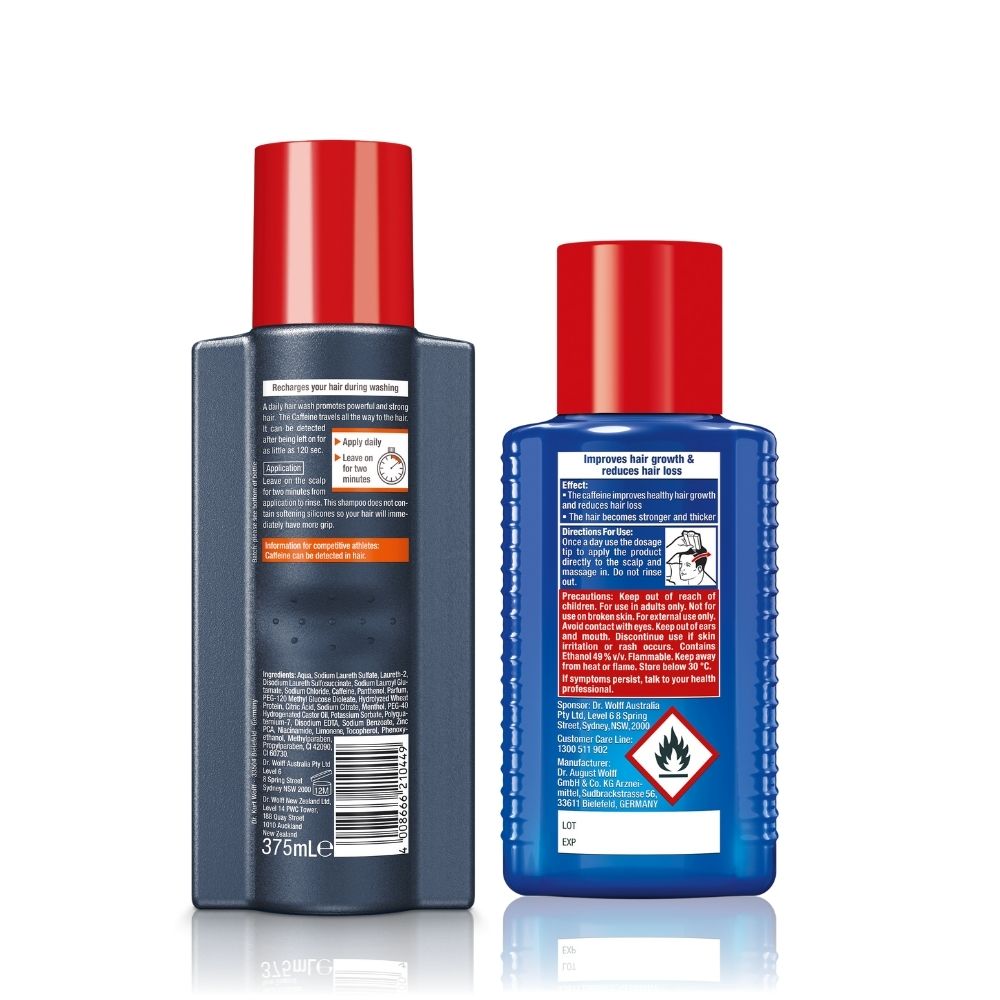 Hair Loss Set – Caffeine Shampoo C1 375ml + Caffeine Liquid Forte 200ml