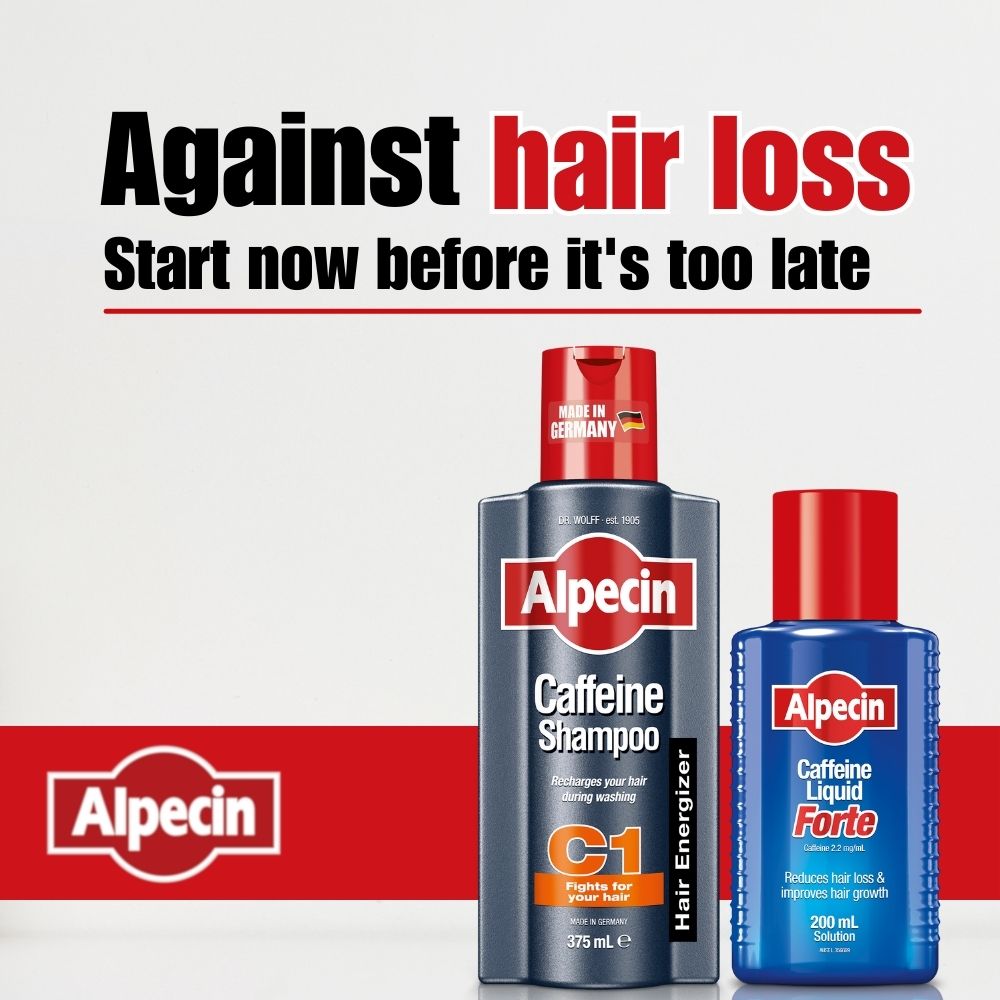 Hair Loss Set – Caffeine Shampoo C1 375ml + Caffeine Liquid Forte 200ml