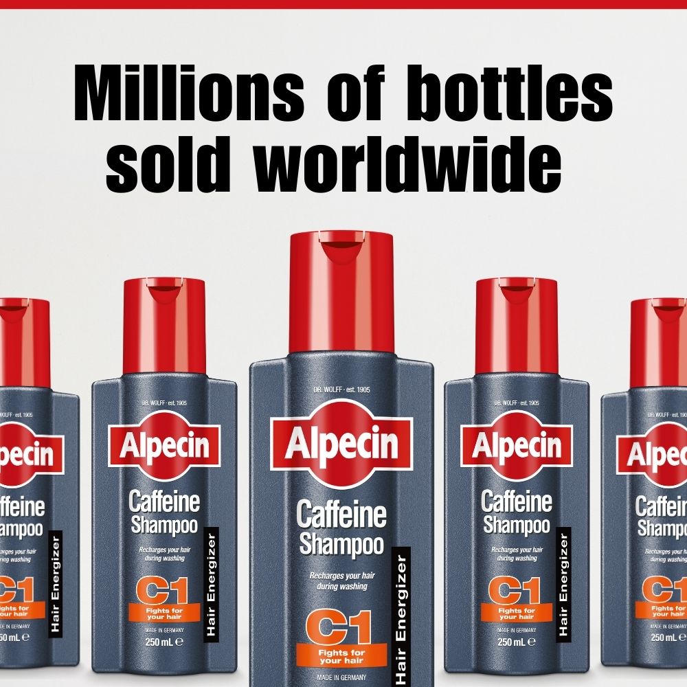 Alpecin Caffeine Shampoo C1 - For Stronger Hair, 250ml