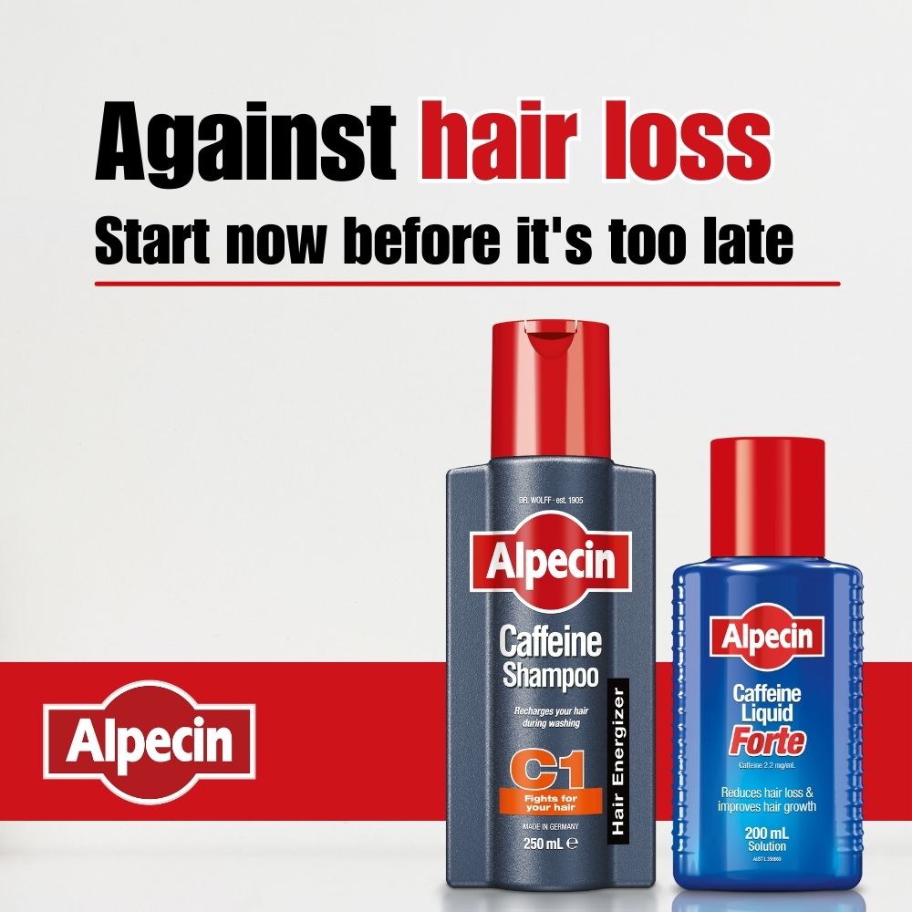Alpecin Caffeine Shampoo C1 - For Stronger Hair, 250ml