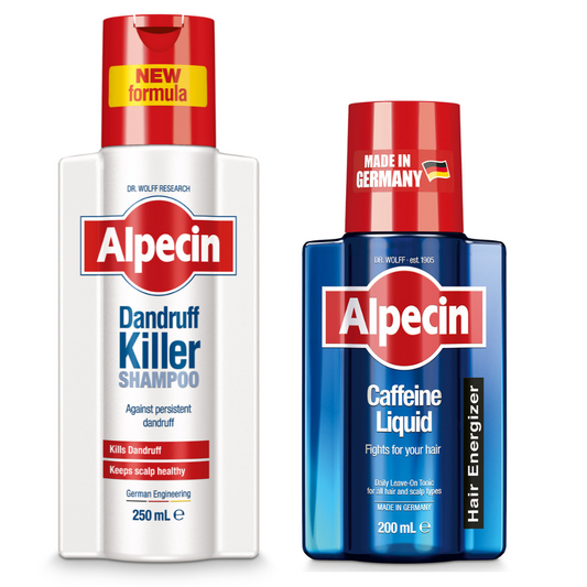 Alpecin Starter Pack – Alpecin Dandruff Killer Shampoo + Caffeine Liquid