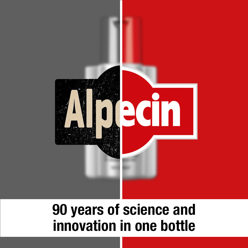 Alpecin Tuning Shampoo - Maintain Dark Hair, 200ml. 90 years of innovation in each bottle